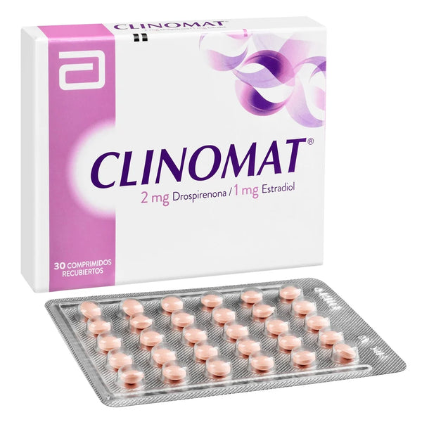 CLINOMAT 2MG / 1MG X 30 COMPRIMIDOS RECUBIERTOS