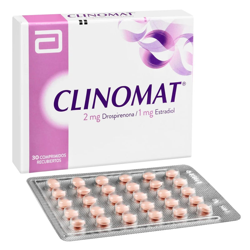 CLINOMAT 2MG / 1MG X 30 COMPRIMIDOS RECUBIERTOS