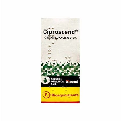 CIPROSCEND 0.3% GOTAS OFTALMICAS 5ML