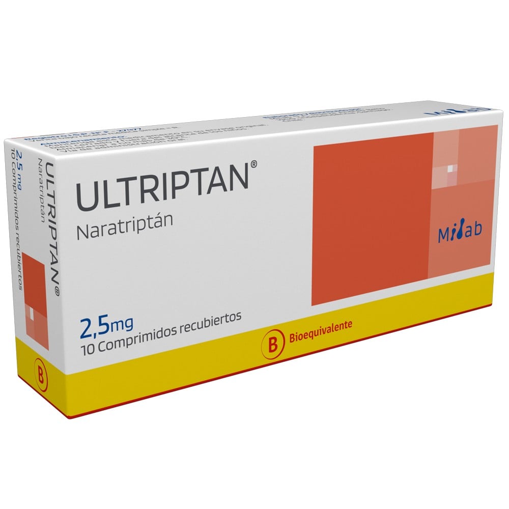 Imagen del producto Ultriptan 2.5 mg x10 comp. recub. de MINTLAB