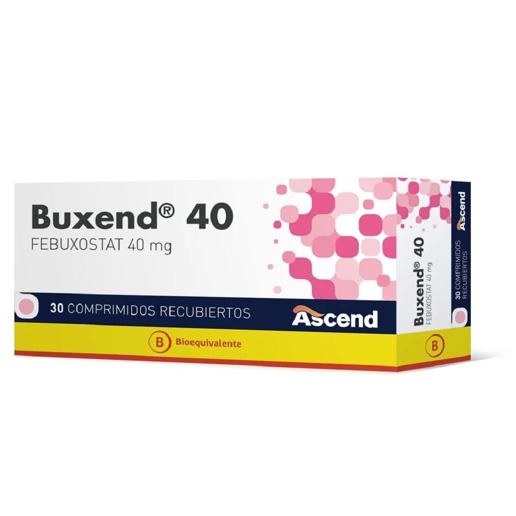 Buxend 40mg x 30 Comprimidos Recubiertos - ASCEND - Farmacias San Martín