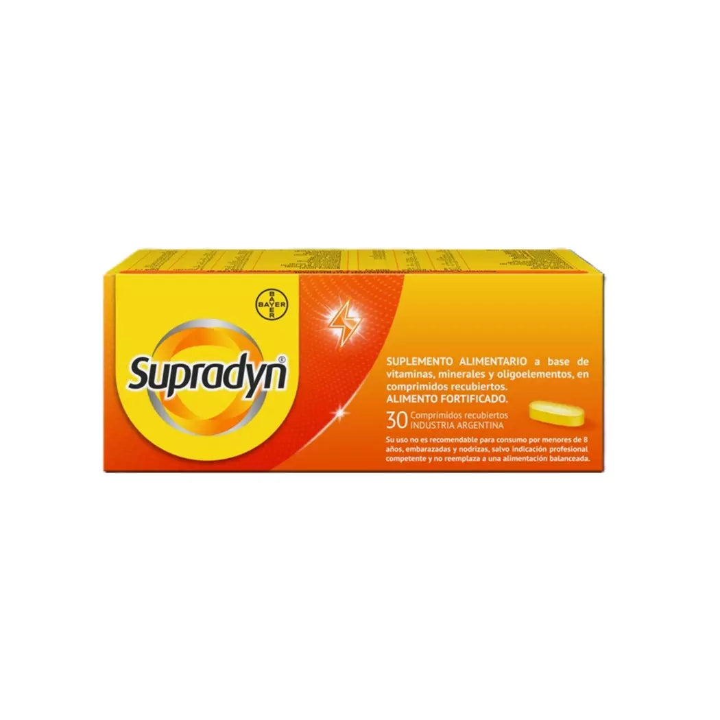 Supradyn x 30 Comprimidos Recubiertos - BAYER - Farmacias San Martín