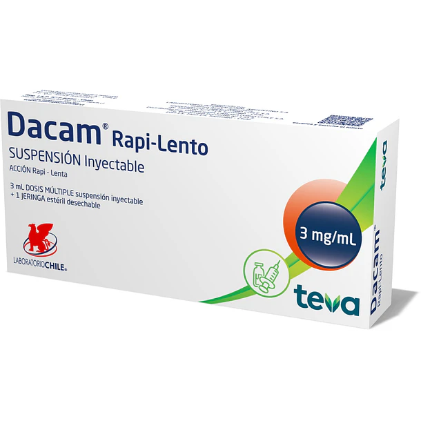 Dacam Rapi-lento Amp 3 ml x 1 - CHILE - Farmacias San Martín