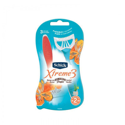 Schick Xtreme3 Maquina Afeitar Femenina 3 Hojas x 2und