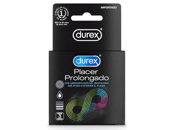 Durex Placer Prolongado x 3 Unidades