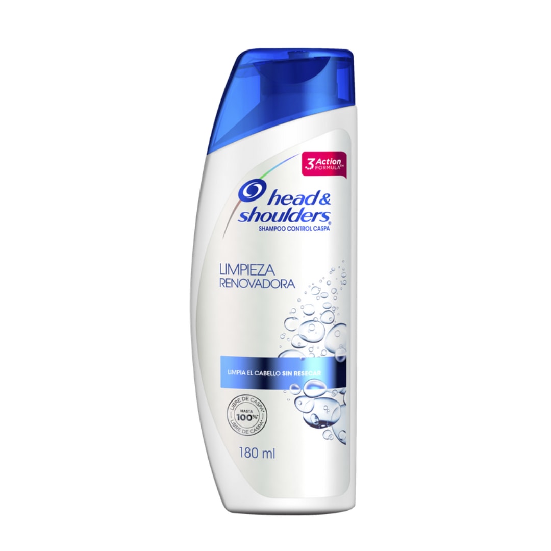 Head & Shoulders Shampoo Limpieza Renovadora 180ml - HEAD & SHOULDERS - Farmacias San Martín