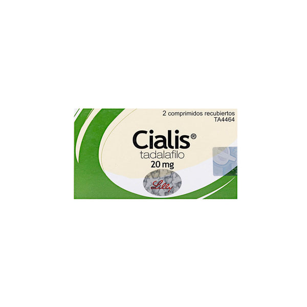 Cialis 20mg x 2 Comprimidos Recubiertos