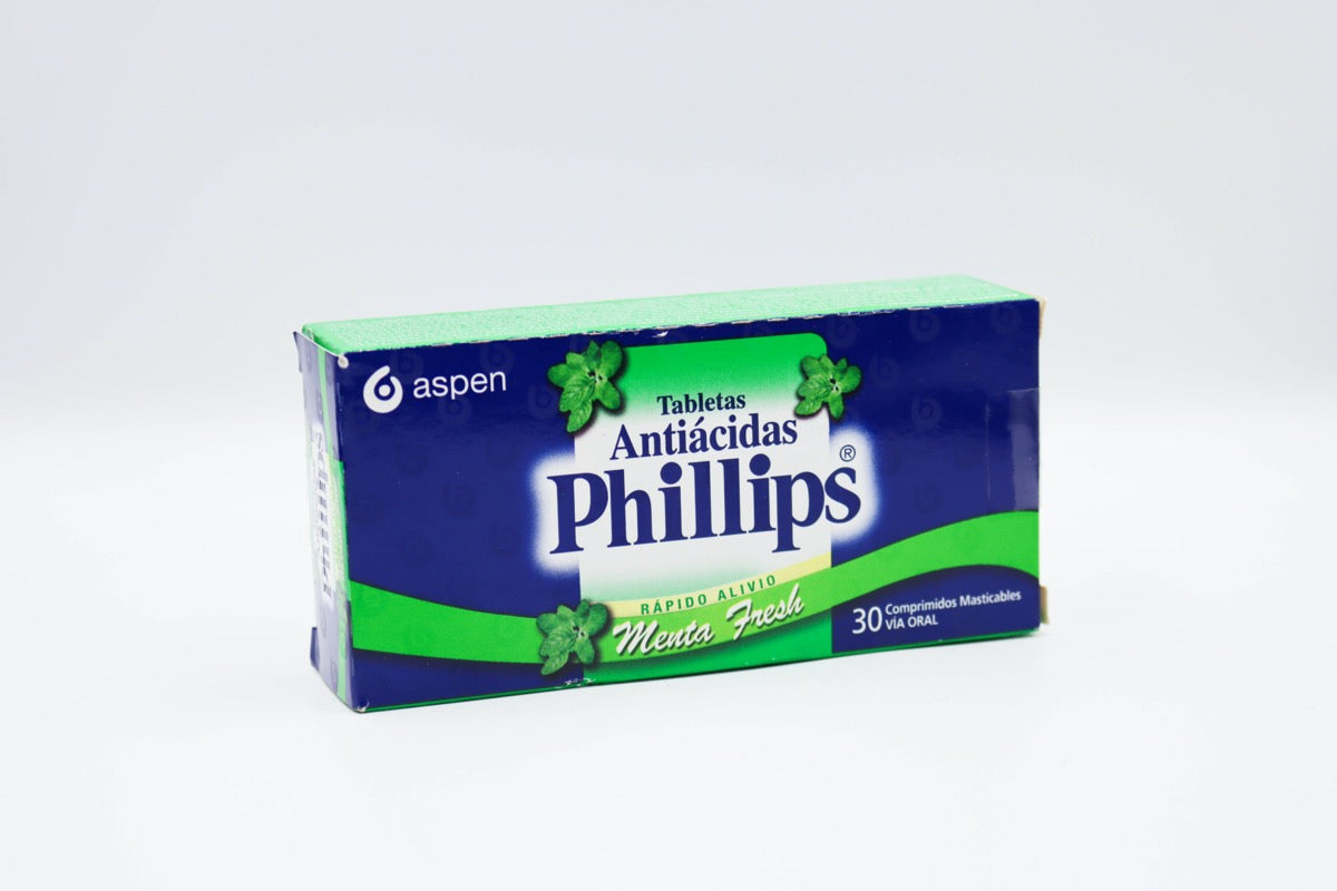 Phillips Tabletas Antiacidas X 30 Comprimidos Masticables - Aspen