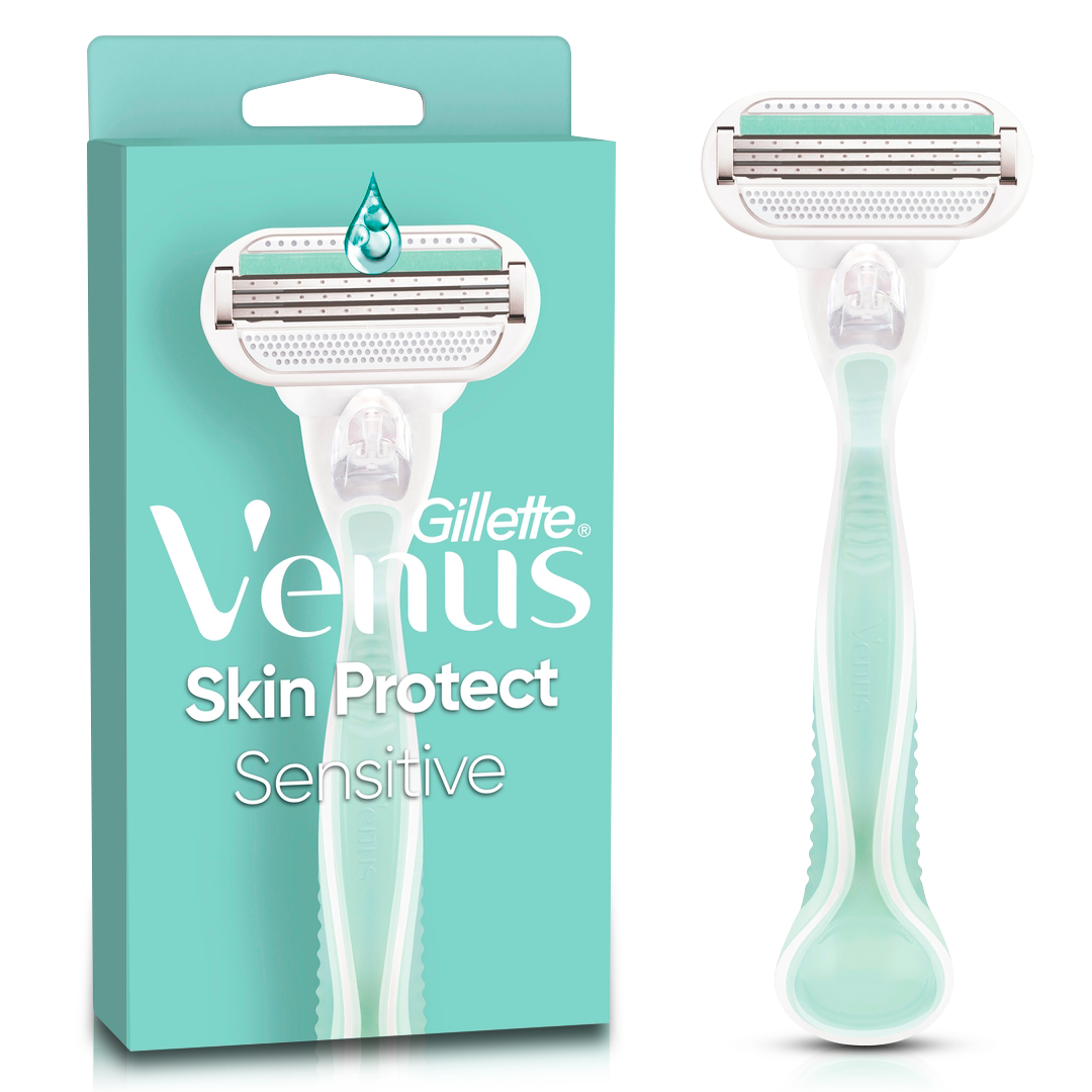 Venus Skin Protect Sensitive 3 Hojas - GILLETTE - Farmacias San Martín