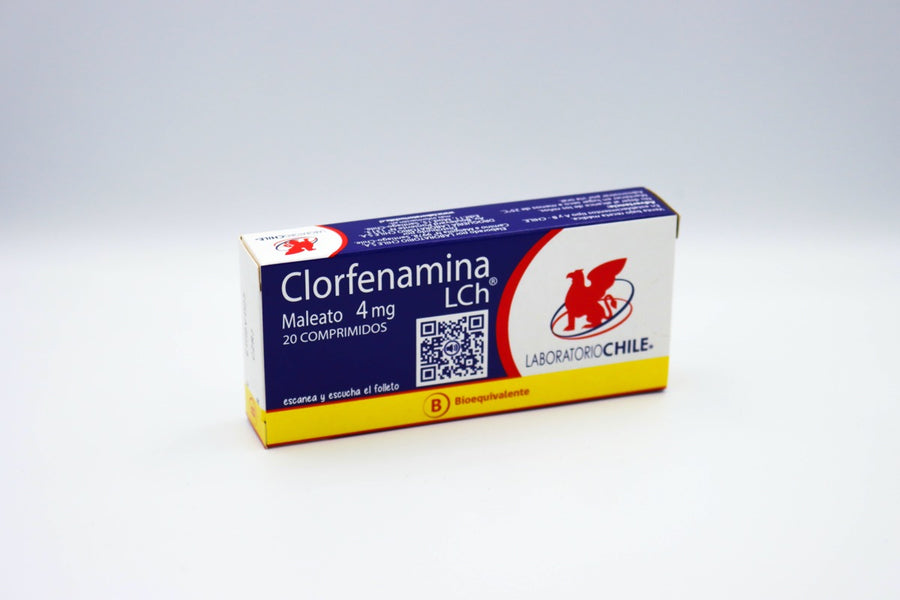 CLORFENAMINA 4MG X 20 COMPRIMIDOS