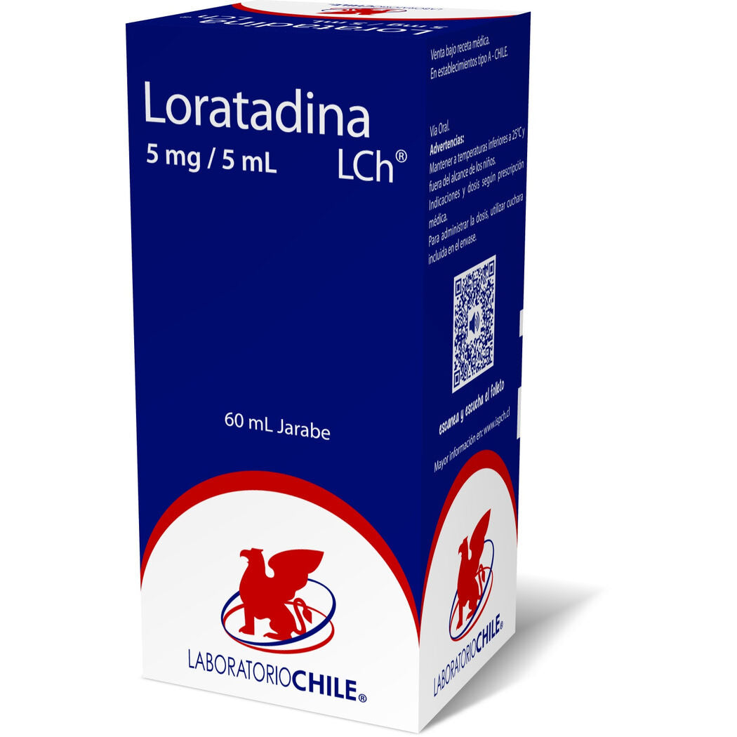 Loratadina 5Mg/5Ml Jarabe 60Ml - Chile