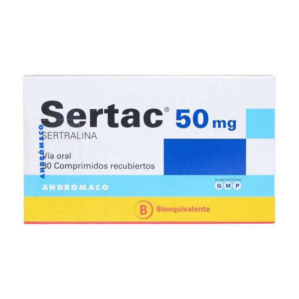 Sertac 50mg x 30 Comprimidos Recubiertos