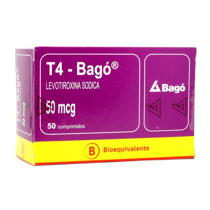 T4 Com 50 Mcg X 50 - Farmacia