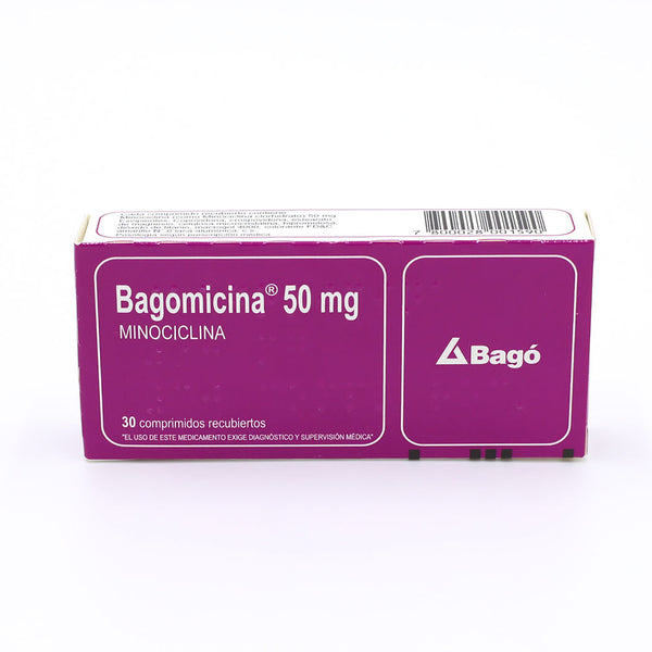 Bagomicina 50mg x 30 Comprimidos Recubiertos