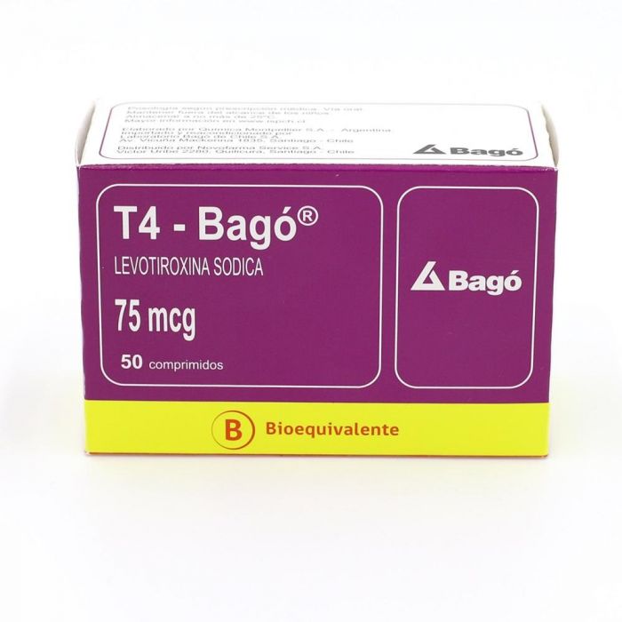 T4 Com 75 Mcg X 50 - Farmacia