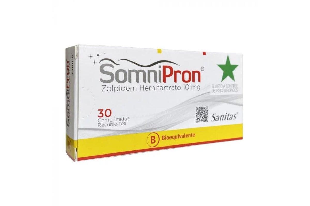 Somnipron 10Mg X 30 Compromidos Rec - Farmacia