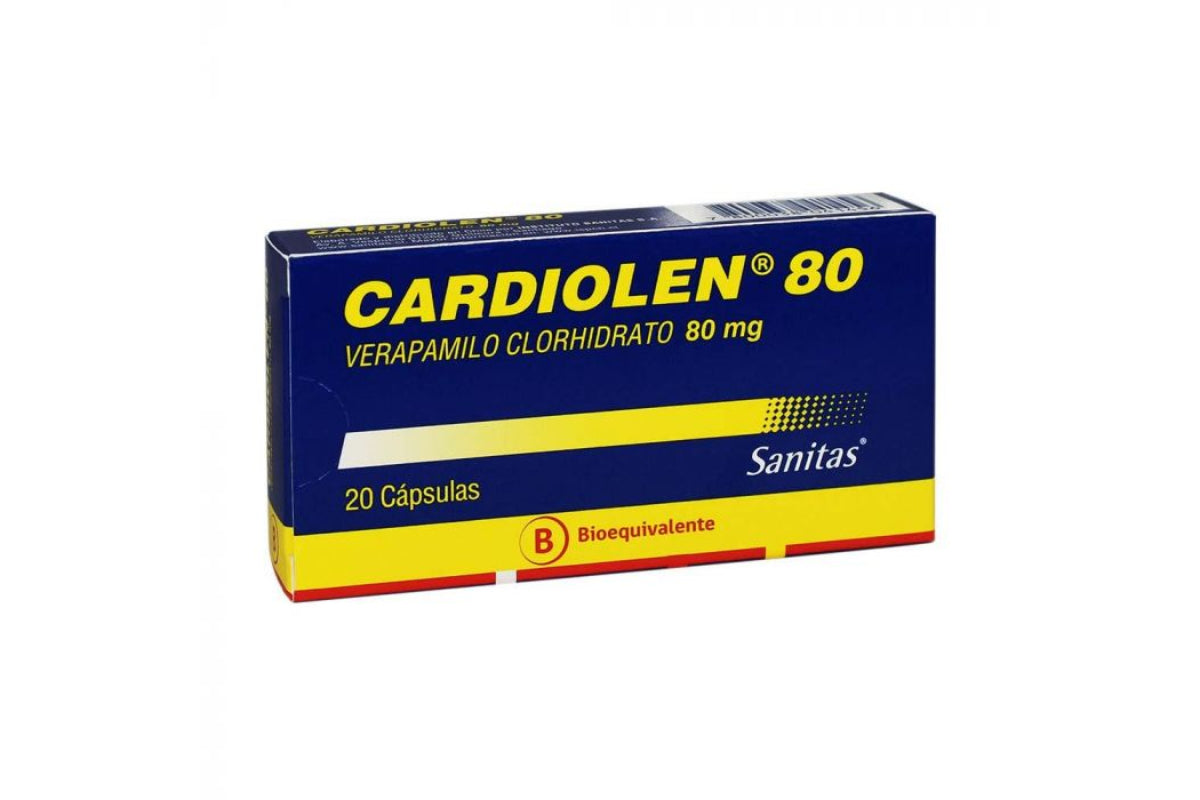 Cardiolen 80Mg X 20 Capsulas - Sanitas