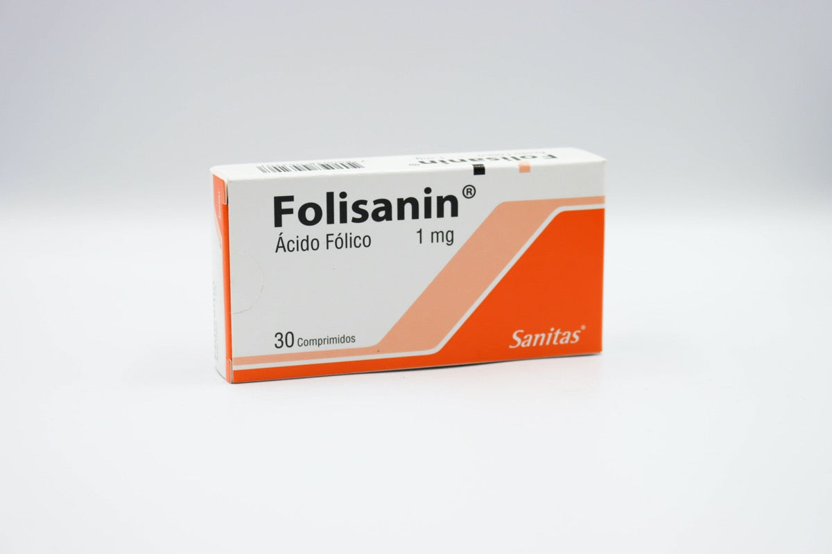 Folisanin 1Mg X 30 Comprimidos - Sanitas