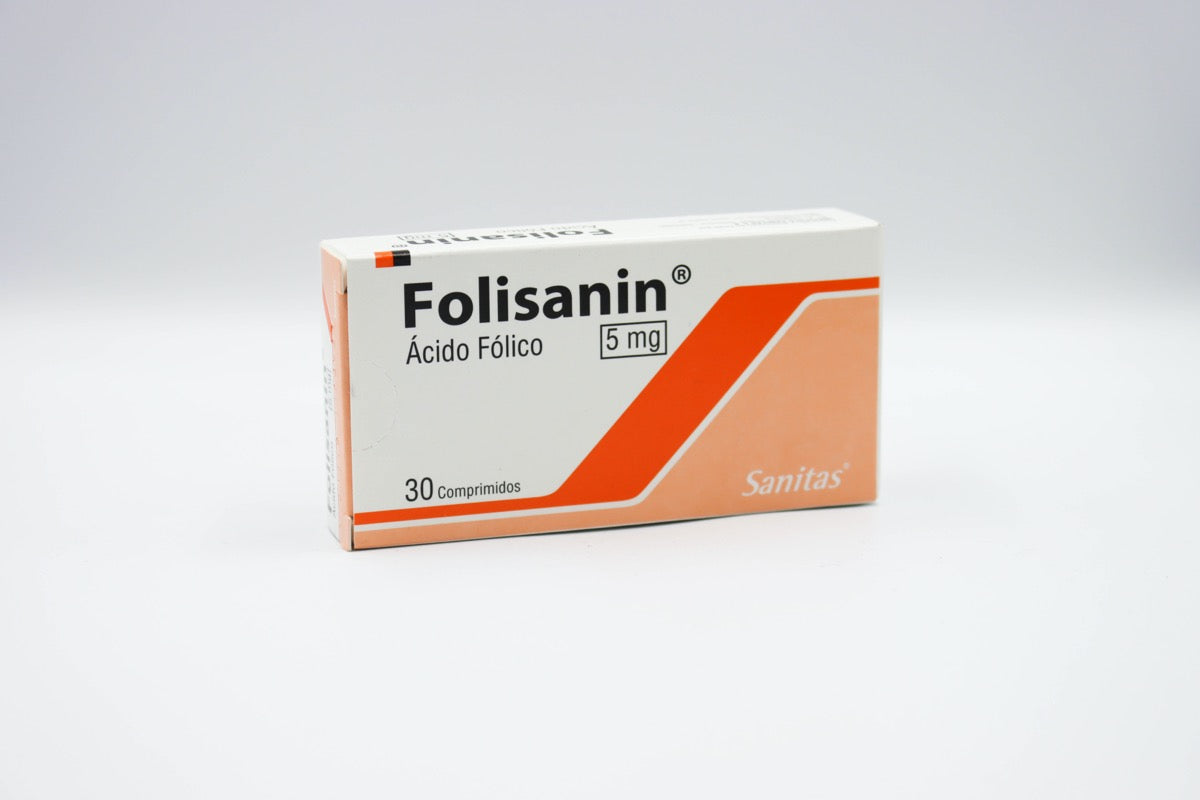 Folisanin 5Mg X 30 Comprimidos - Sanitas