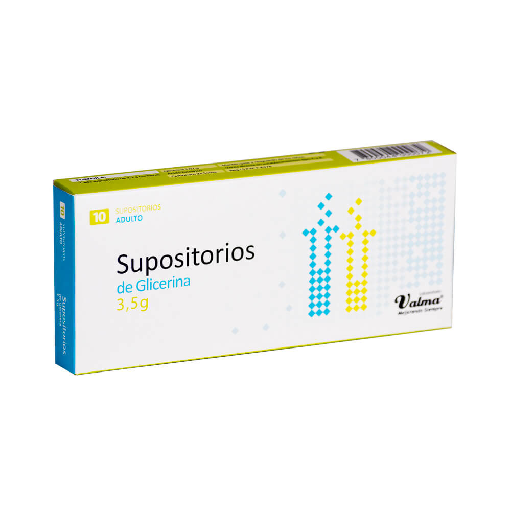 Sup Glicerina Ad 3.5 gr x 10 - VALMA - Farmacias San Martín