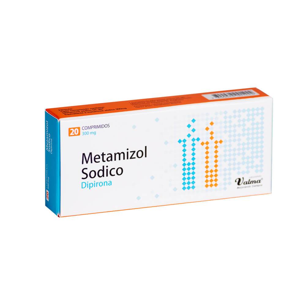 Metamizol 300mg x 20 Comprimidos - VALMA - Farmacias San Martín