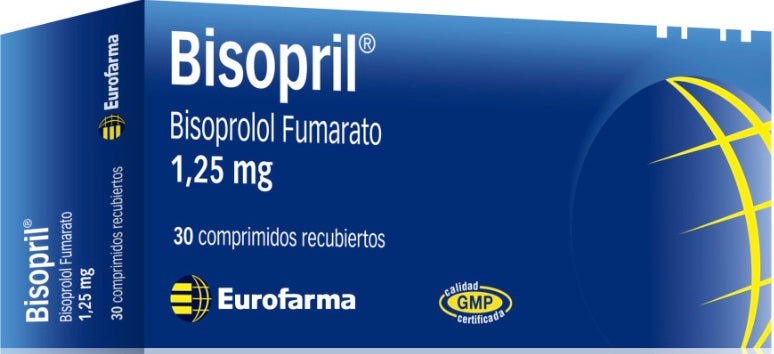 Bisopril Com 1.25 x 30 - EUROFARMA - Farmacias San Martín