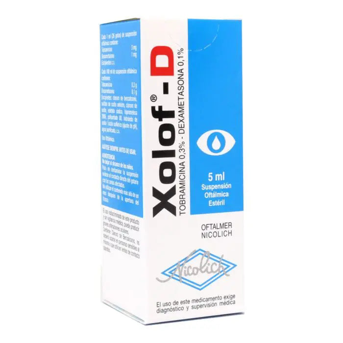 Xolof- D Sol Oft x 5 ml - SAVAL - Farmacias San Martín
