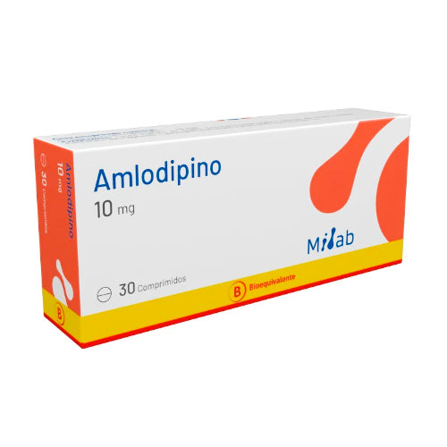 Amlodipino 10mg x 30 Comprimidos