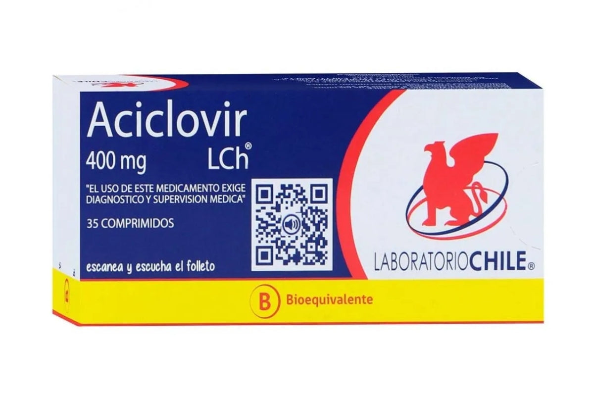 Aciclovir 400Mg X 35 Comprimidos - Mintlab