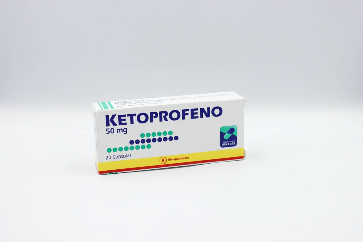 Ketoprofeno 50Mg X 20 Capsulas - Mintlab