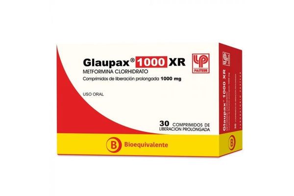 Glaupax Xr Com 1000 mg x 30