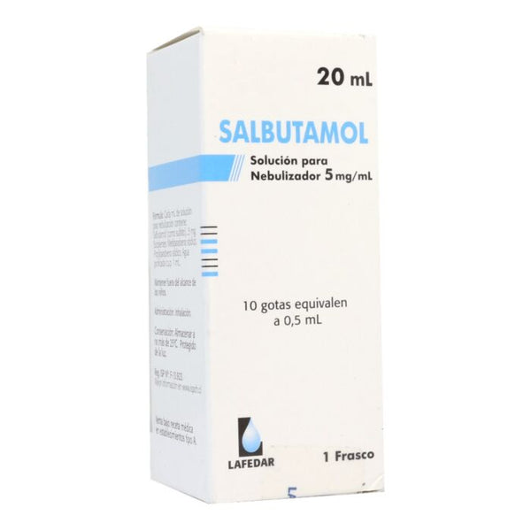 Salbutamol 5mg/ml Solucion Nebulizar 20ml