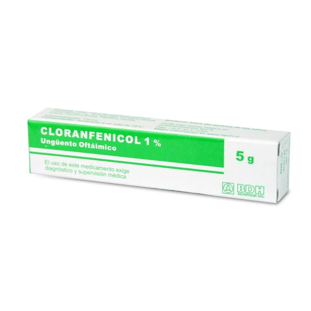 Cloranfenicol 1% Ungüento Oftalmico 5gr - BDH - Farmacias San Martín