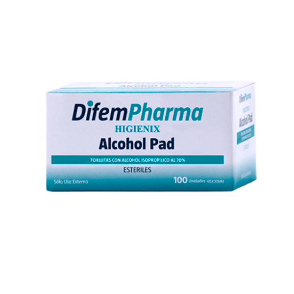 Difem Alcohol Pad x 100 Un