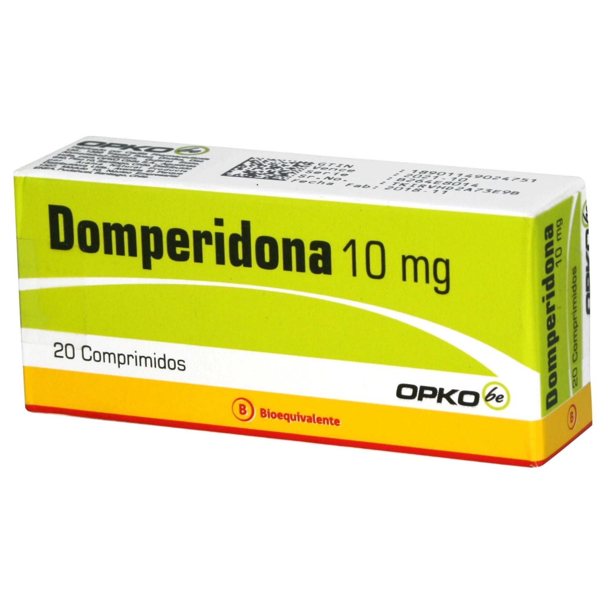 Domperidona 10mg x 20 Comprimidos - OPKO - Farmacias San Martín