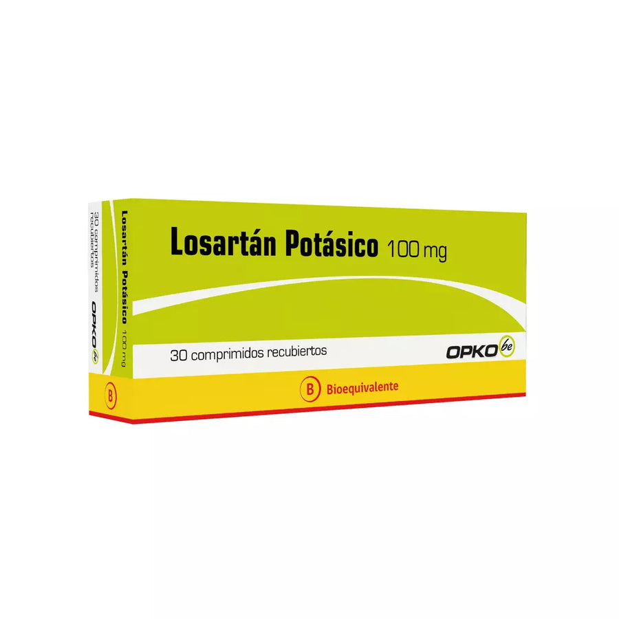 LOSARTAN 100MG X 30 COMPRIMIDOS RECUBIERTOS
