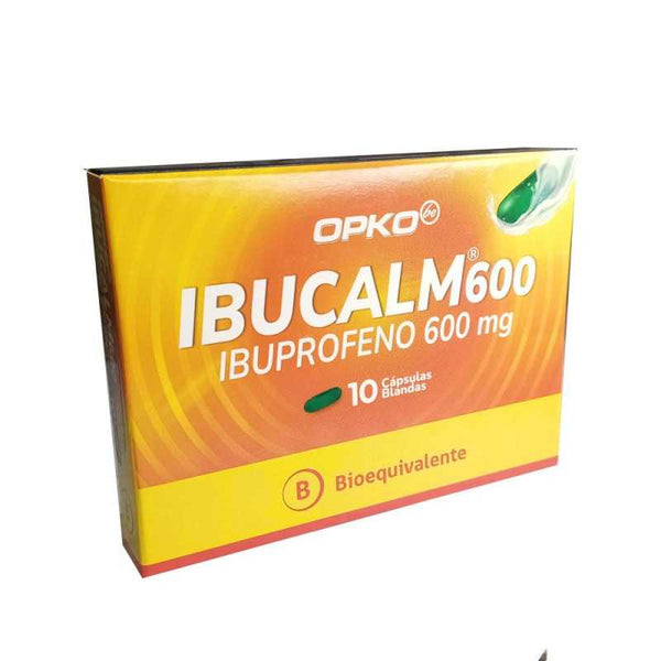 IBUCALM 600MG X 10 CAPSULAS BLANDAS