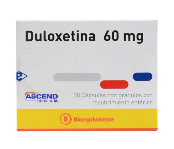 Duloxetina 60mg x 30 Capsulas Gran con Rec Enterico