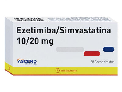 EZETIMIBA/SIMVASTATINA 10/20 MG X 28 COMP