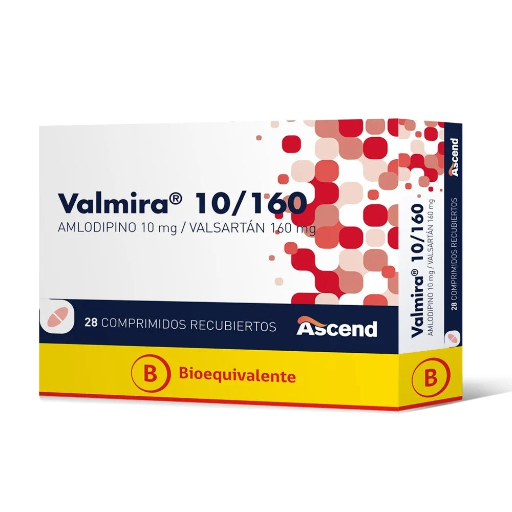 Valmira 10Mg / 160Mg X 28 Comprimidos Recubiertos - Ascend