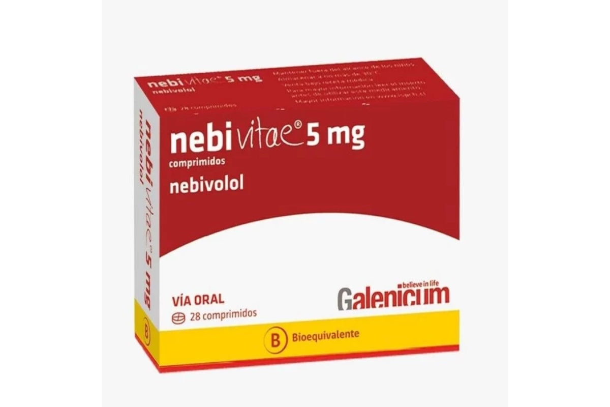Nebivitae Com 5 mg x 28 - GALENICUM - Farmacias San Martín