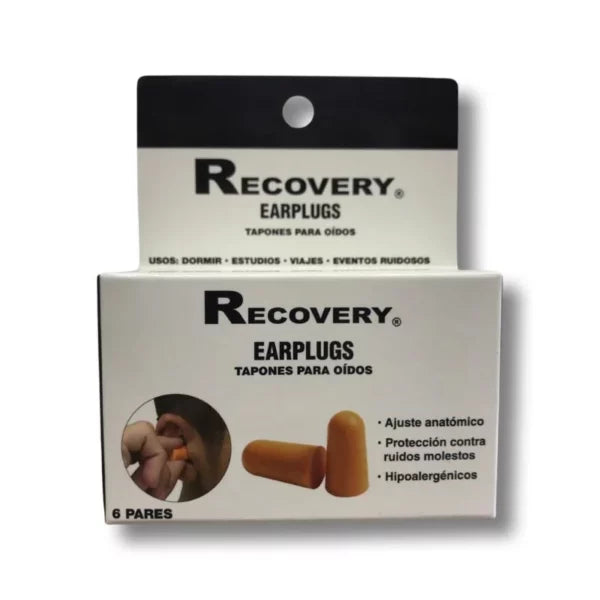 Recovery Tapones para Oridos 6 Pares