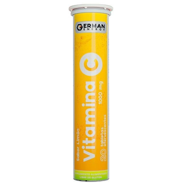Vitamina C 1000mg Efervescente Sabor Limon x 20 - GERMAN ENERGY - Farmacias San Martín