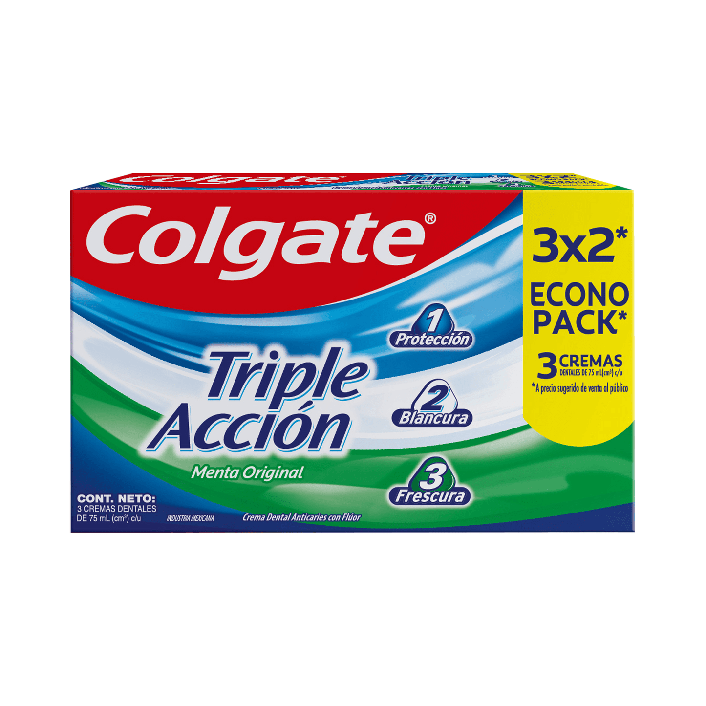 Colage Triple Accion Pack x 3 - COLGATE - Farmacias San Martín