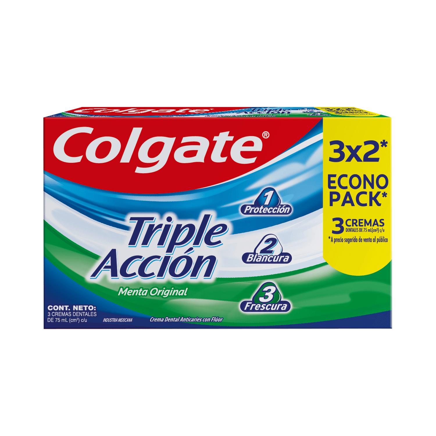 Colage Triple Accion Pack x 3 - COLGATE - Farmacias San Martín