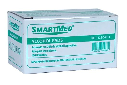 Toallitas Alcohol Pad x 100 Und