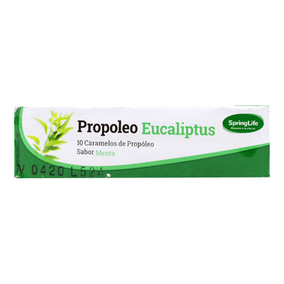 PROPOLEO EUCALIPTUS CARAMELOS X 10 UN