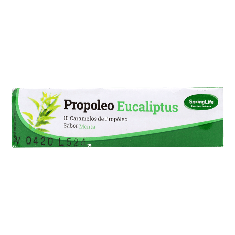 PROPOLEO EUCALIPTUS CARAMELOS X 10 UN