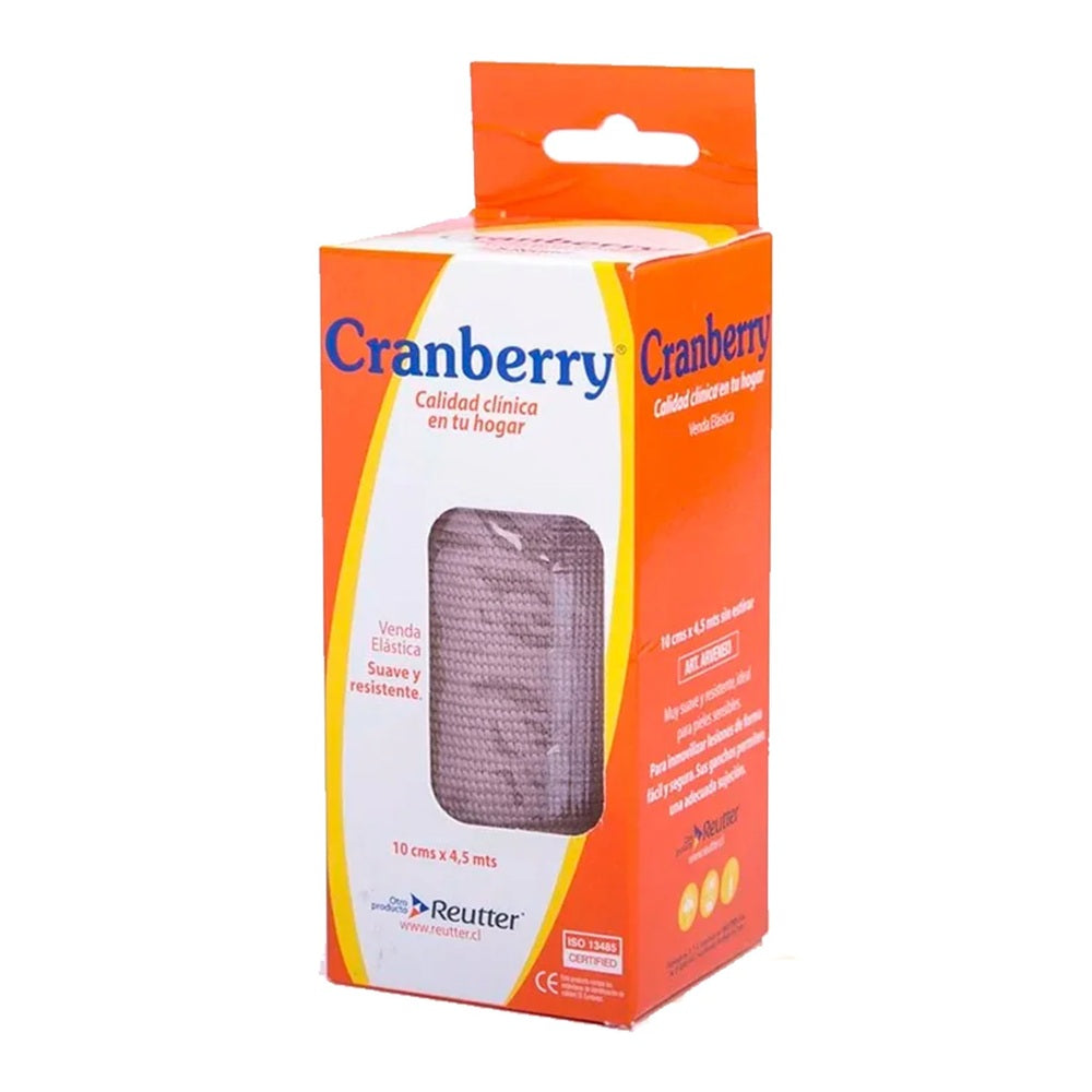 Venda Elastica 10cm x 4.5mt - CRANBERRY - Farmacias San Martín