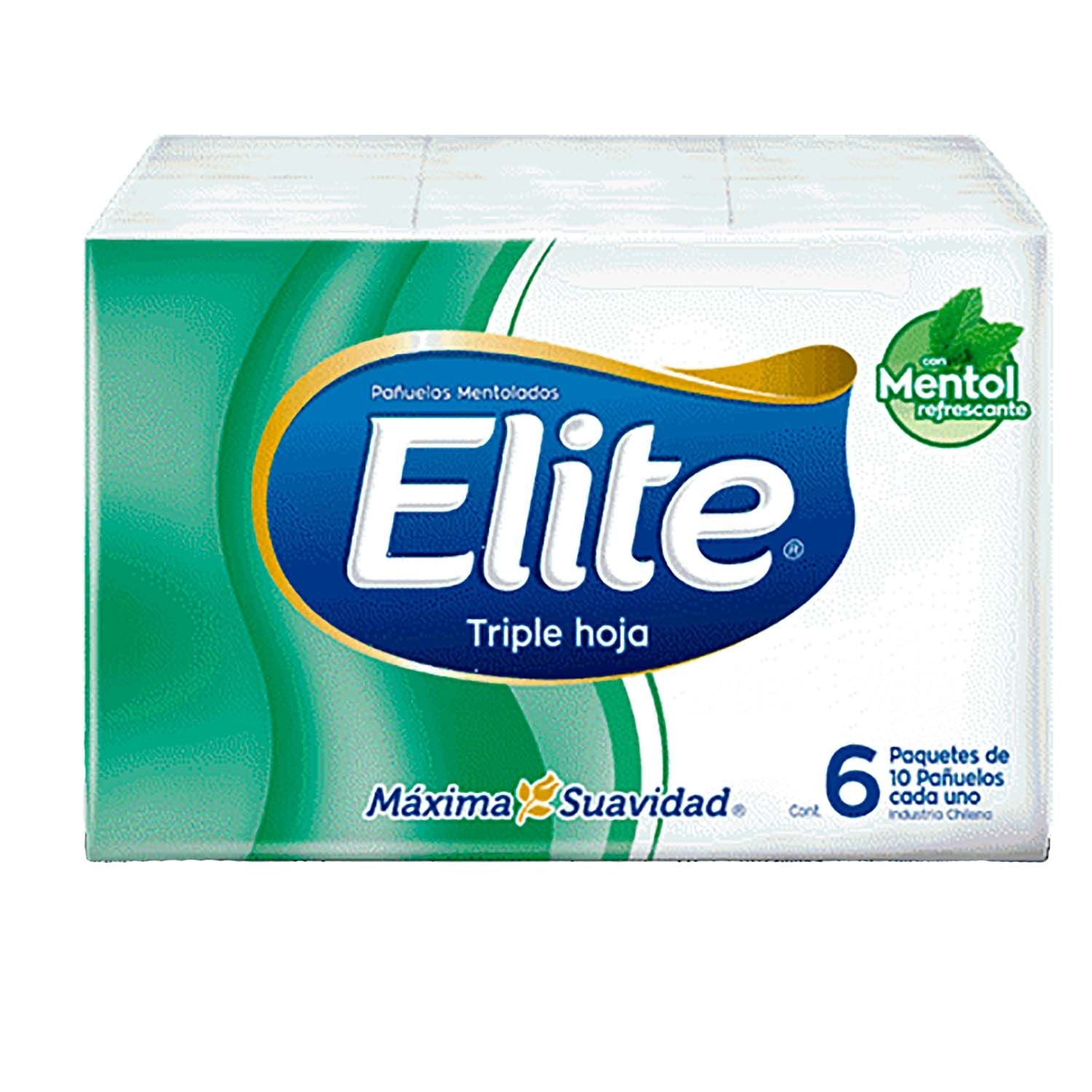 Pañuelos Mentolado x 6 Und - ELITE - Farmacias San Martín